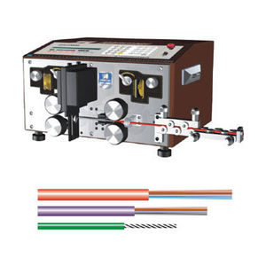 Abläng- und Abisoliermaschine / für Elektrokabel