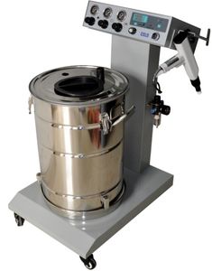 Pulverbeschichtungsmaschine mit Digitalregelung