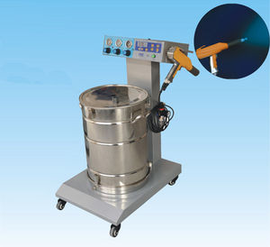 Pulverbeschichtungsmaschine mit elektrostatischer Pistole