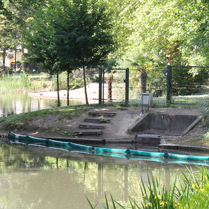 schwimmende Ölsperre
