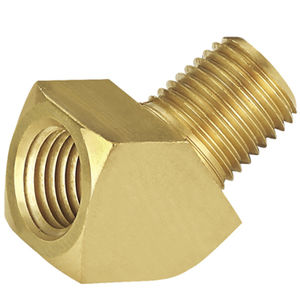 Gewindeanschluss / 45°-Winkel / hydraulisch / pneumatisch