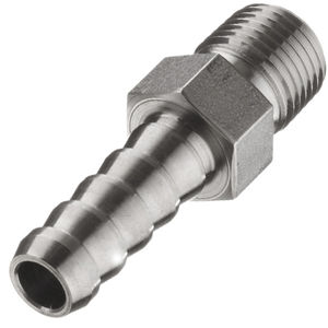 Gewindeanschluss / geriffelt / gerade / hydraulisch