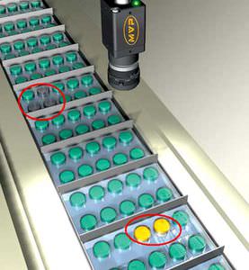 Visionssystem mit Kamera für Kontrollzwecke