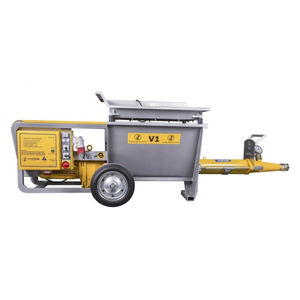 anhängermontierte Betonpumpe 1