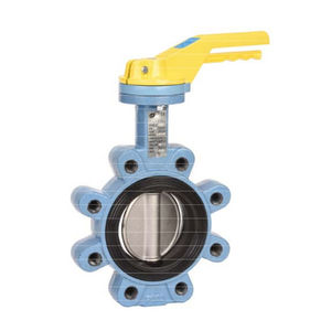 Absperrklappe / Hebel / für Gas / Lug Typ