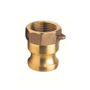 Messinganschluss / Nocken / gerade / hydraulisch