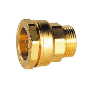Außenanschluss / Gewinde / gerade / hydraulisch
