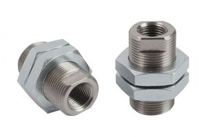 runder Rohrverbinder / Metall / Schraub