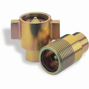 hydraulischer Anschluss / Schraub / gerade / Edelstahl