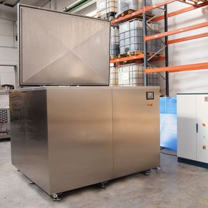 Ultraschall-Reinigungsanlage / automatisch / für die Automobilindustrie / für Oberflächenbehandlung
