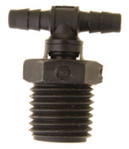 Schraubanschluss / geriffelt / T / hydraulisch