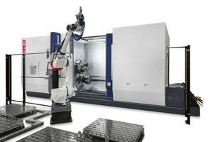 Roboterzelle zum Entladen