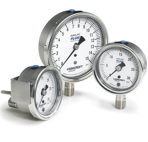 analoges Manometer / Rohrfeder mit Flüssigkeitsfüllung / Prozess / Vakuum