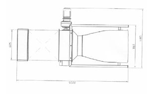 Messermühle / horizontal / für Kunststoff