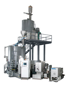 Kunststoffrecyclings-Extrusionsanlage / für PET