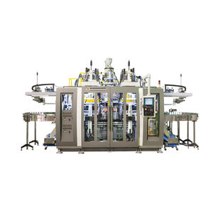 Extrusionsblasformmaschine / für Flaschen / Doppelstationen / Hydraulik