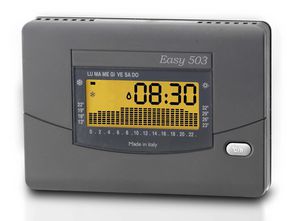 Raumthermostat / regelbar / mit Digitalanzeige / wandmontiert