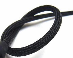 Sicherheitshülle / Geflecht / für Kabel / Polyester