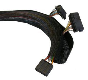 Geflechthülle / für Kabel / für Elektrokabel / Polyester