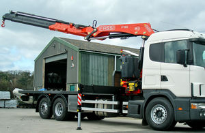 LKW-montierter Kran 1