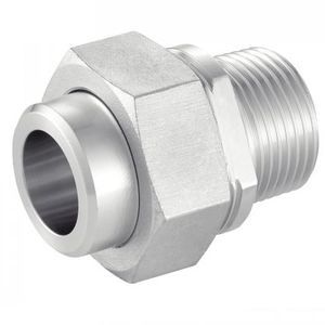 Schraubanschluss / gerade / hydraulisch / Edelstahl