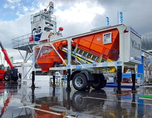 mobile Betonmischanlage