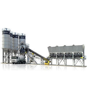 festinstallierte Betonmischanlage