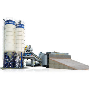festinstallierte Betonmischanlage