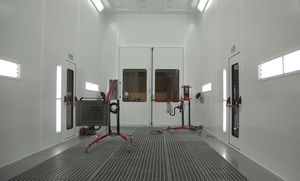 offene Lackierkabine 1