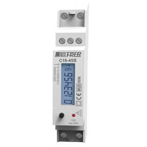 einphasiger elektrischer Energiezähler 1
