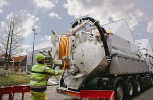 LKW-montierte Außenreinigungsmaschine