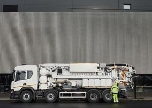 LKW-montierte Außenreinigungsmaschine