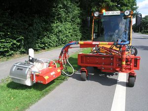 LKW-montierte Kehrmaschine