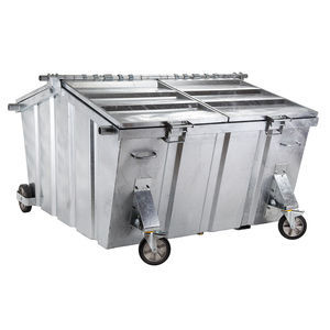Müllbehälter / galvanisiertem Stahl