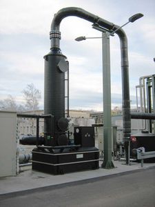 elektrochemische Dekontaminationsanlage