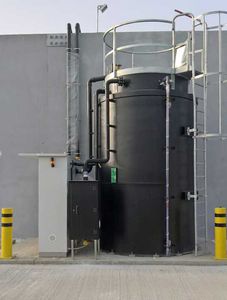physikalisch-chemische Abwasseraufbereitungsstation