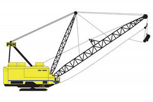 großformatiger Bagger 1