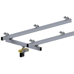 Einträger-Laufkran / Aluminium / mit Bauhöhe