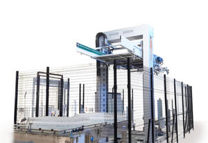 Entpalettierer für Container