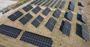 einachsiger Solar-Tracker