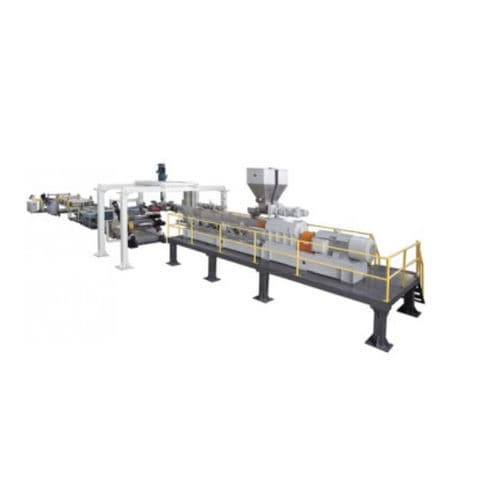 Mehrschicht-Extrusionsanlage - CWT series - Cowell(Nanjing)Extrusion Machinery Co.,Ltd. - Doppelschnecken / Einschicht / für Platten