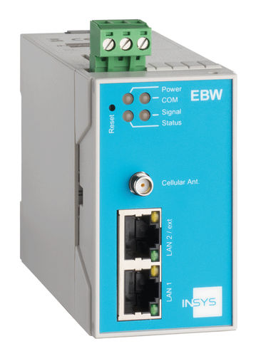 Router für Kommunikation - EBW-H100 - INSYS MICROELECTRONICS GmbH - Mobilfunk / Paketbasiertes / Internet