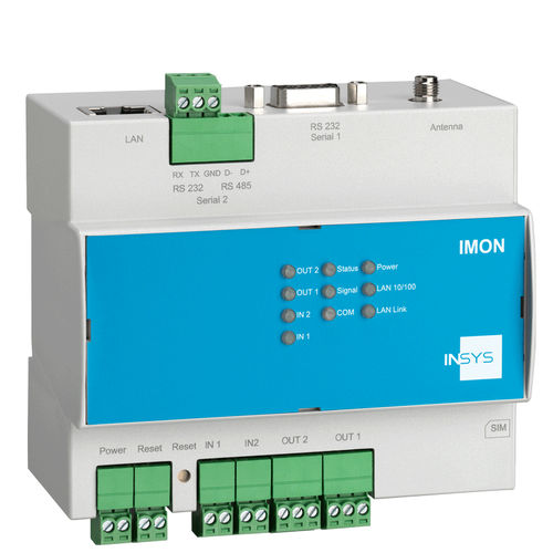 Mobilfunkrouter - IMON-U300 - INSYS MICROELECTRONICS GmbH - Paketbasiertes / RS232 / LAN