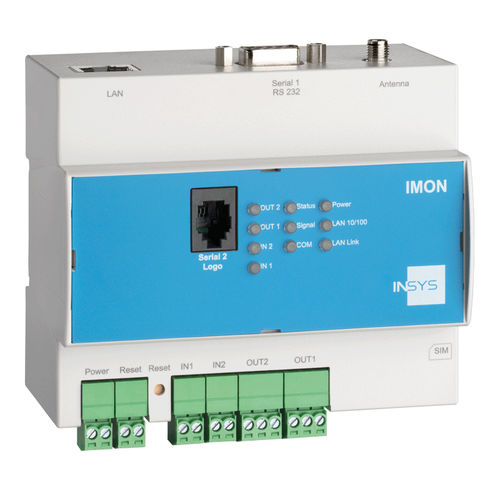 Mobilfunkrouter - IMON-G100 - INSYS MICROELECTRONICS GmbH - Paketbasiertes / RS232 / LAN