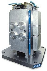 Maschinenschraubstock - CTHDHM643 - Kurt Manufacturing-Industrial Products Division - pneumatisch / vertikal / 4-Seiten