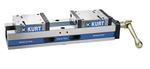 Schraubstock für Werkzeugmaschinen - SCD430 - Kurt Manufacturing-Industrial Products Division - manuell / Flachprofil / selbstzentrierend