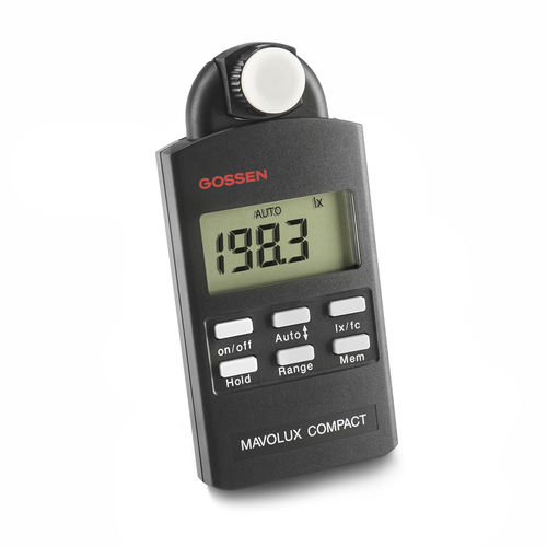 Luxmeter / Klasse C - MAVOLUX COMPACT - GOSSEN Foto- und Lichtmesstechnik GmbH - kompakt / ISO