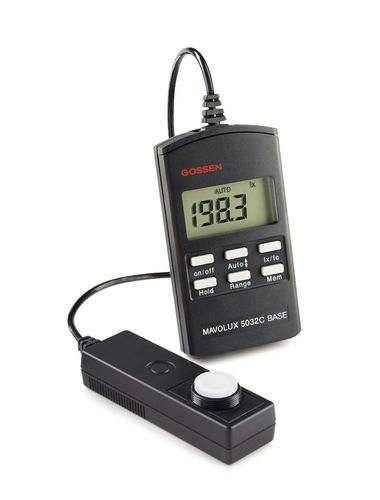 Luxmeter / Klasse C - MAVOLUX 5032 C BASE - GOSSEN Foto- und Lichtmesstechnik GmbH - digital / kompakt / Taschen