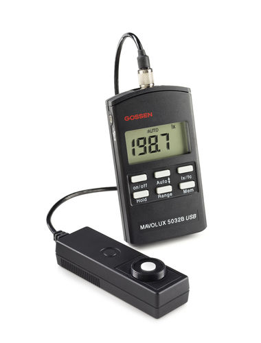 Luxmeter / Klasse B - MAVOLUX 5032 B USB - GOSSEN Foto- und Lichtmesstechnik GmbH - digital / kompakt / Taschen
