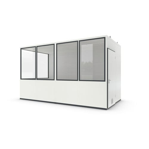 Raum-in-Raum-System / Blech - Basic 10 Office Plus - WSM – Walter Solbach Metallbau GmbH - Vinyl / mit PVC Fußboden